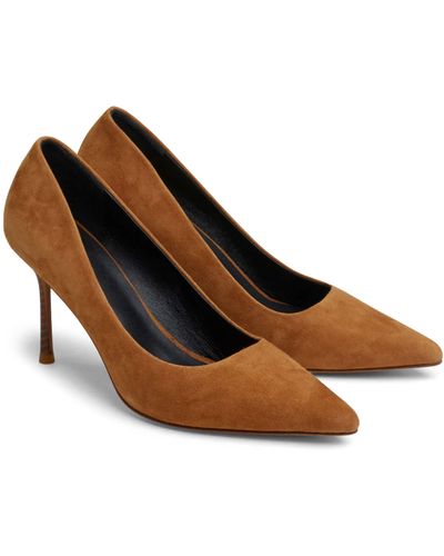 7 For All Mankind Pointed Toe Pump - Brown