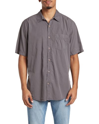 COASTAORO Pismo Short Sleeve Regular Fit Shirt - Gray