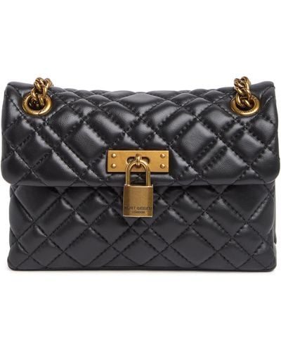 Kurt Geiger Kurt Geiger Mini Brixton Lock Leather Bag - Black