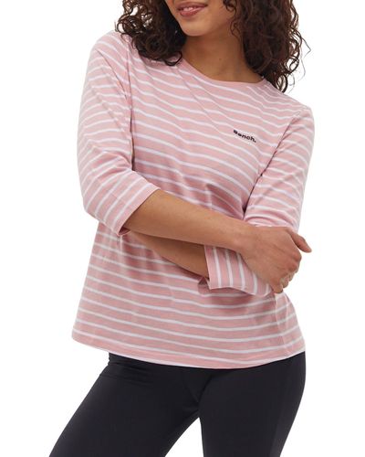 Bench Lesedi Stripe T-shirt - Pink