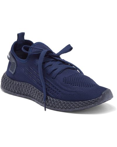 Product Of New York Pro Knit Athletic Sneaker In Navy At Nordstrom Rack - Blue