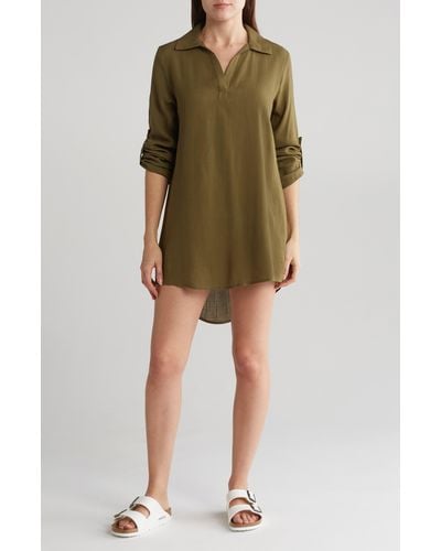 Nordstrom Everyday Flowy Cover-up Tunic - Green
