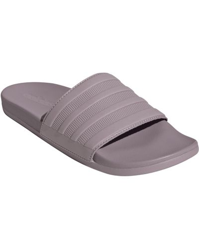 adidas Adilette Comfort Slide Sandal - Gray