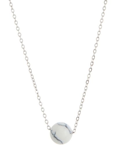 THE KNOTTY ONES Pendant Necklace - White