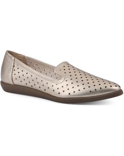 White Mountain Melodic Perforated Loafer - Multicolor