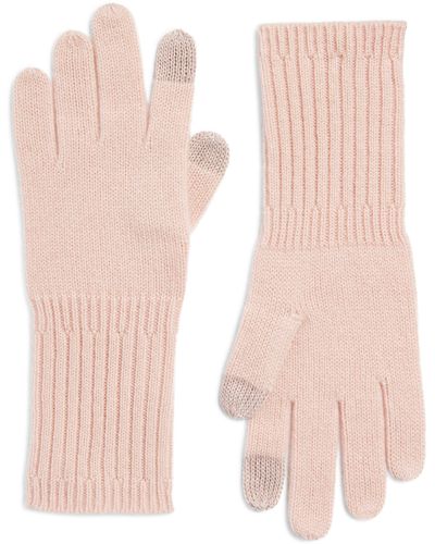 Nordstrom Cashmere Gloves - Pink