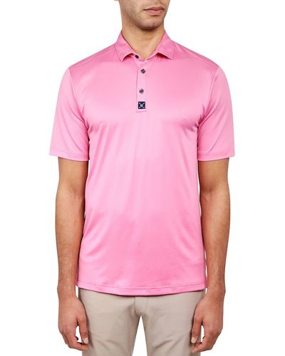 Con.struct Solid Golf Polo - Pink