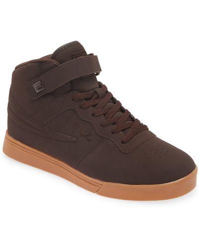 Fila Vulc 13 Gum High Top Sneaker - Brown
