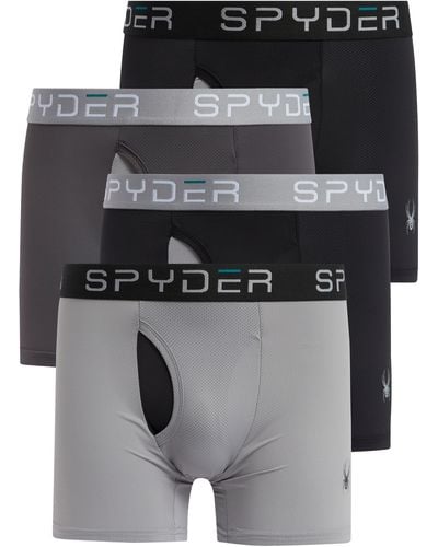 Spyder 4-pack Boxer Briefs - Black