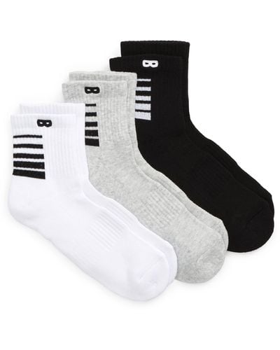Pair of Thieves Bowo 3-pack Cushion Ankle Socks - Black