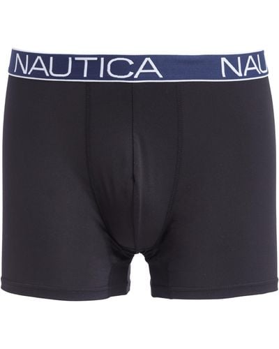 Nautica 4-pack Micro Boxer Briefs - Blue