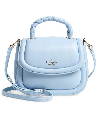 Kate Spade Braid Top Handle Bag - Blue