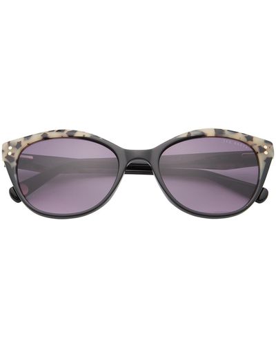 Ted Baker 54mm Polarized Cat Eye Sunglasses - Black