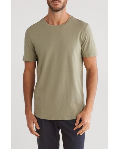 Kenneth Cole Crewneck Stretch Cotton T-shirt - Green