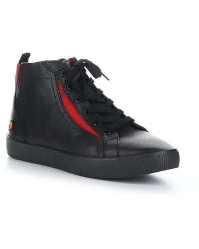 Softinos Shy High Top Sneaker - Black