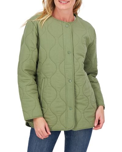 Lucky Brand Quilted Jacket - Green