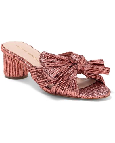 Loeffler Randall Emilia Knot Slide Sandal - Pink