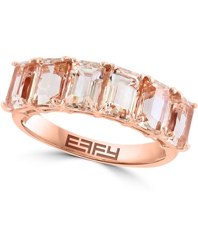 Effy 14k Rose Gold Morganite Ring - Pink
