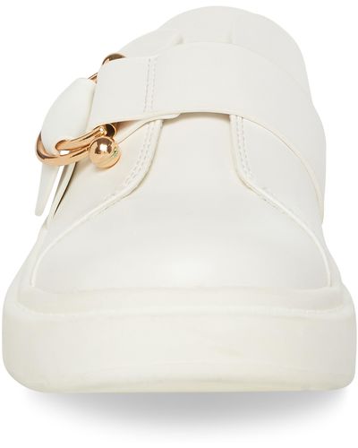 Blondo Pyper Faux Leather Sneaker Mule In White At Nordstrom Rack