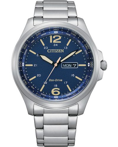Citizen Eco-drive Stainless Steel Bracelet Watch - Blue