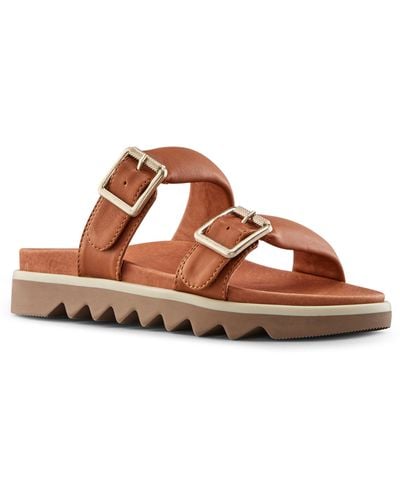 Cougar Shoes Nifty Slide Sandal - Brown