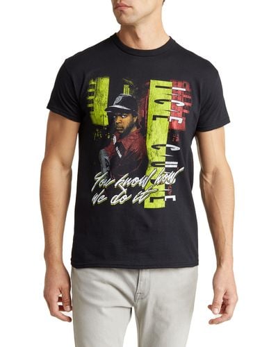 Merch Traffic Ice Cube Good Day Graphic T-shirt - Black