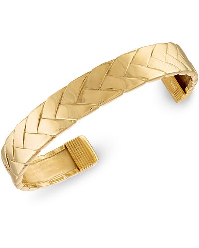Esquire Woven Cuff Bracelet - Metallic
