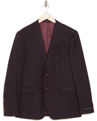 John Varvatos Bedford Wool Sport Coat - Purple