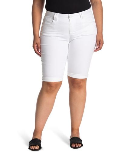 Democracy Bermuda Shorts - White