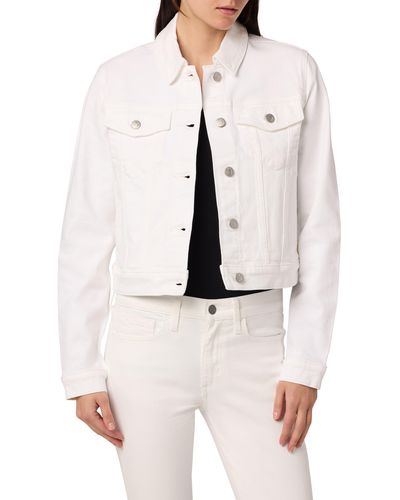 Joe's Jeans Crop Denim Jacket - White