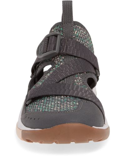 Chaco Odyssey Amphibious Hiking Shoe In Wax Iron Fabric At Nordstrom Rack - Multicolor
