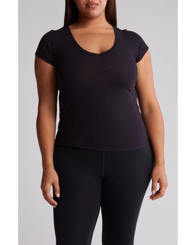 SPANX, Tops, Spanx Womens Top Sweatshirt Perfect Length Oversized 34 Dolman  Sleeves Black