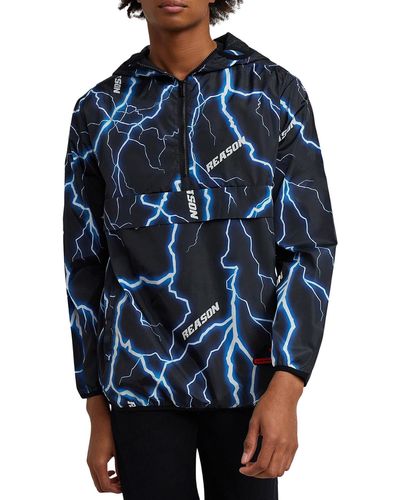 Reason Lighting Anorak Jacket - Blue