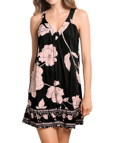 Maaji Evening Bloom Adelyn Cover-up Dress - Black