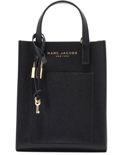 Marc Jacobs Micro Leather Tote - Black
