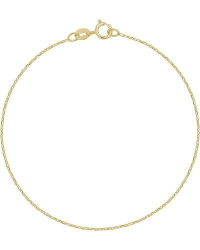 Bony Levy Blg 14k Gold Chain Bracelet - White