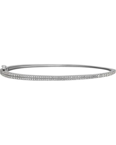 Bony Levy Bardot Diamond Bangle Bracelet - Metallic