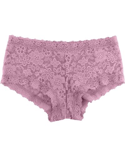 Hanky Panky Daily Lace Boyshorts - Pink