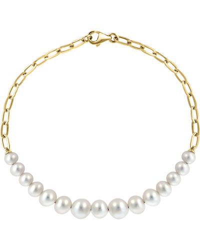 Effy 14k Gold Freshwater Pearl Bracelet - Multicolor