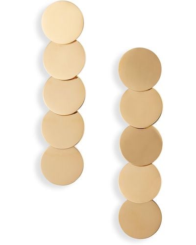 THE KNOTTY ONES Multi Disc Drop Earrings - Natural