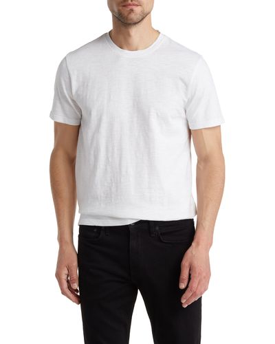 14th & Union Short Sleeve Slub Crewneck T-shirt - White