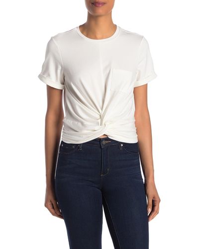 Walter Baker Camille Twist Front Top - White