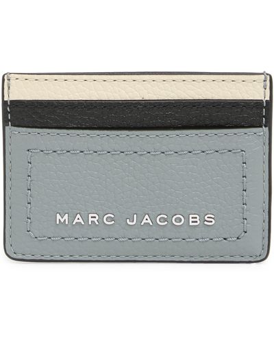 Marc Jacobs Leather Card Case - Gray