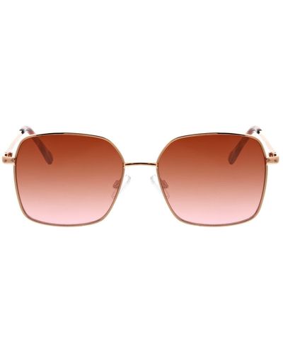 BCBGMAXAZRIA 54mm Square Sunglasses - Brown