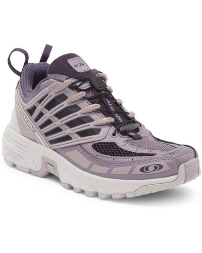 Salomon Acs Pro Running Shoe - Purple
