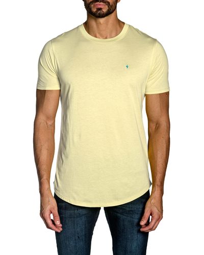 Jared Lang Peruvian Cotton Crewneck T-shirt - Yellow