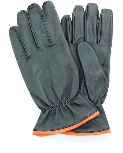 Portolano Tech Leather Gloves - Blue