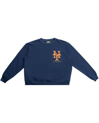 DIET STARTS MONDAY X '47 New York Mets Insignia Graphic Sweatshirt - Blue