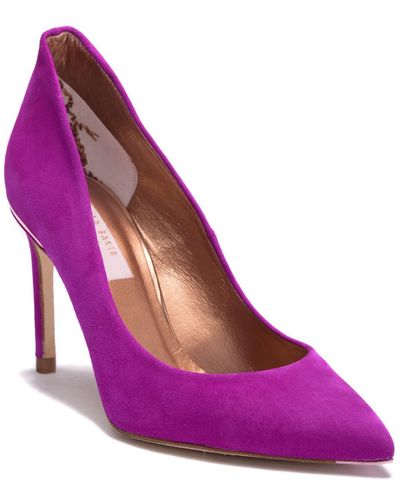 Ted Baker Savio 2 Stiletto Heeled Court Shoes - Purple