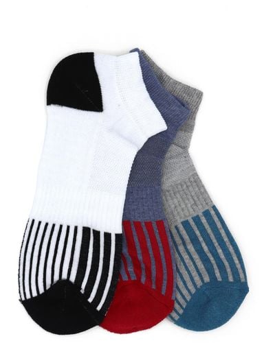 Lorenzo Uomo 3-pack Ankle Socks - White
